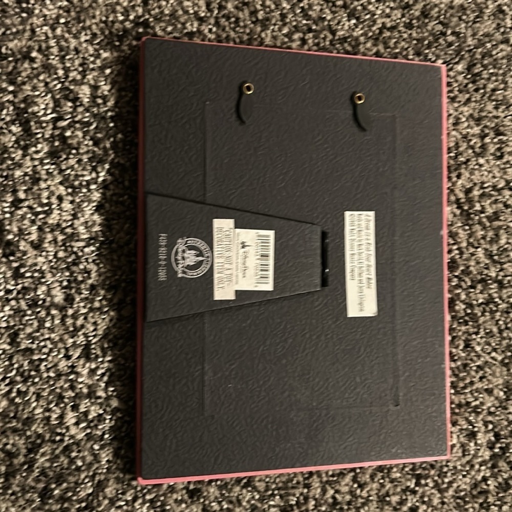 Disney Parks Once Upon A Time Pink Princess 4 X 6 Photo Picture Frame - Picture 2 of 2